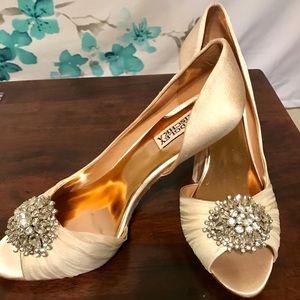 Badgley Mischka Pearson D'Orsay Crystalized Pumps